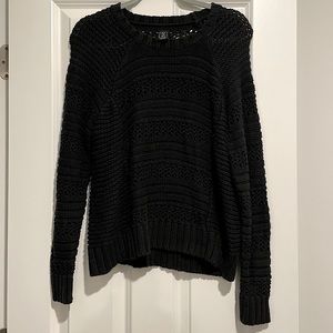 Me to We black knit sweater